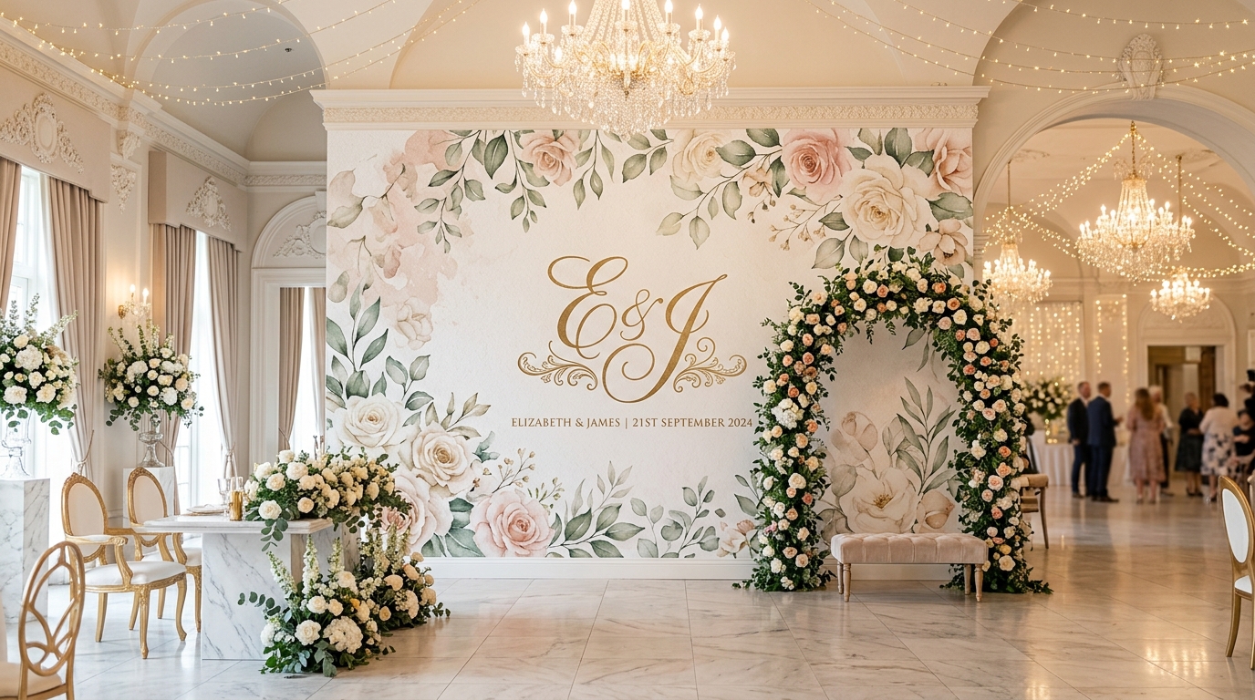 Event and Wedding Wall Printing UK